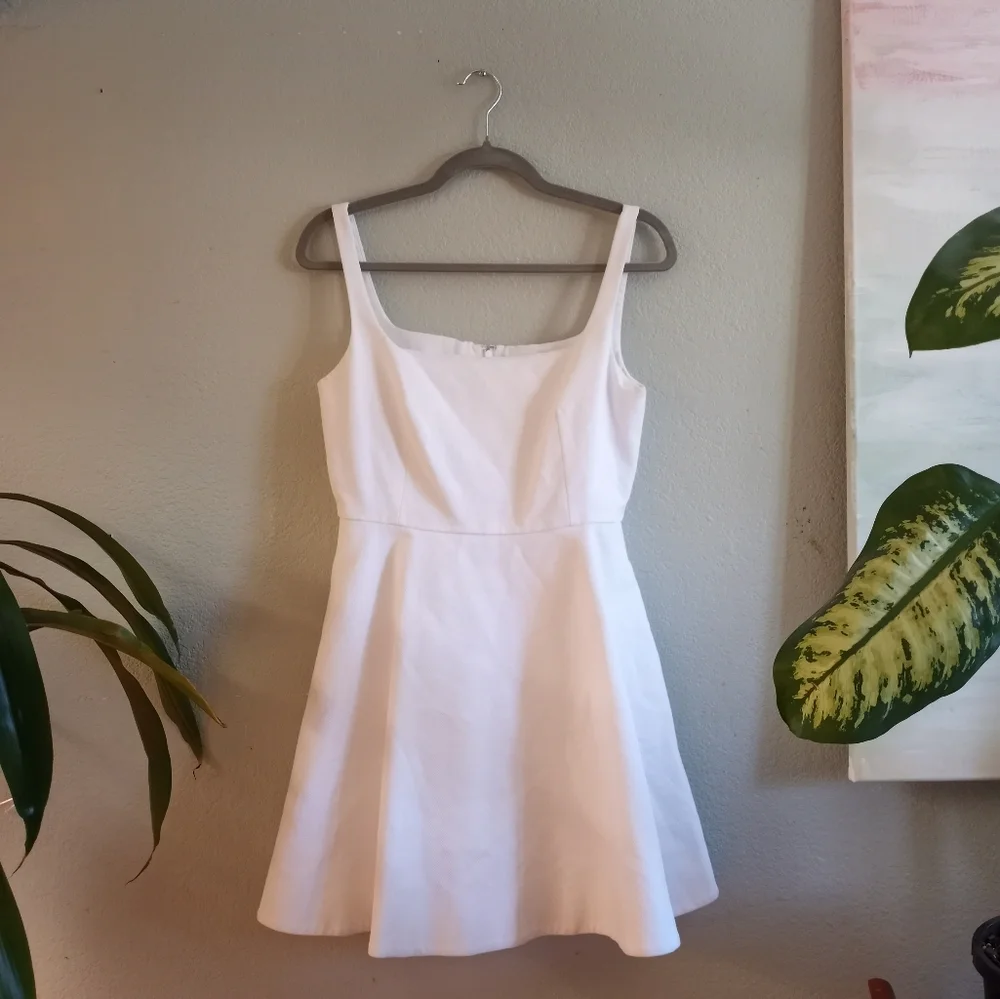 Theory Tennis Prep Classic Square Neck Aline Cotton Girl Era Nautical Dr… - Picture 3 of 8